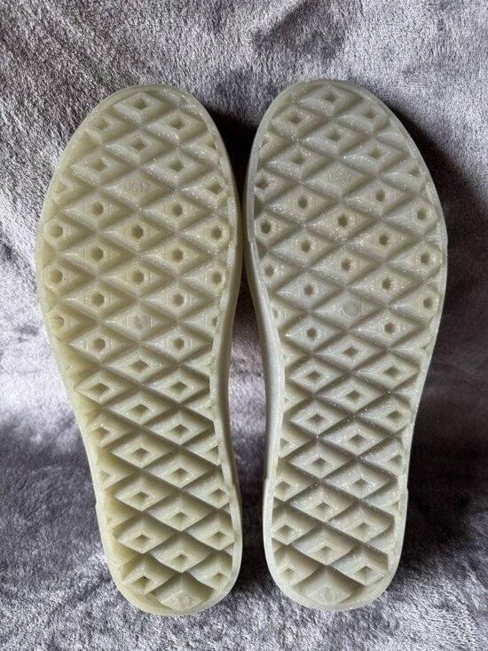 VANS UA Slip-On Mule TRK Mens Size 12 Glitter Grey Rubber Casual Low Water Shoes